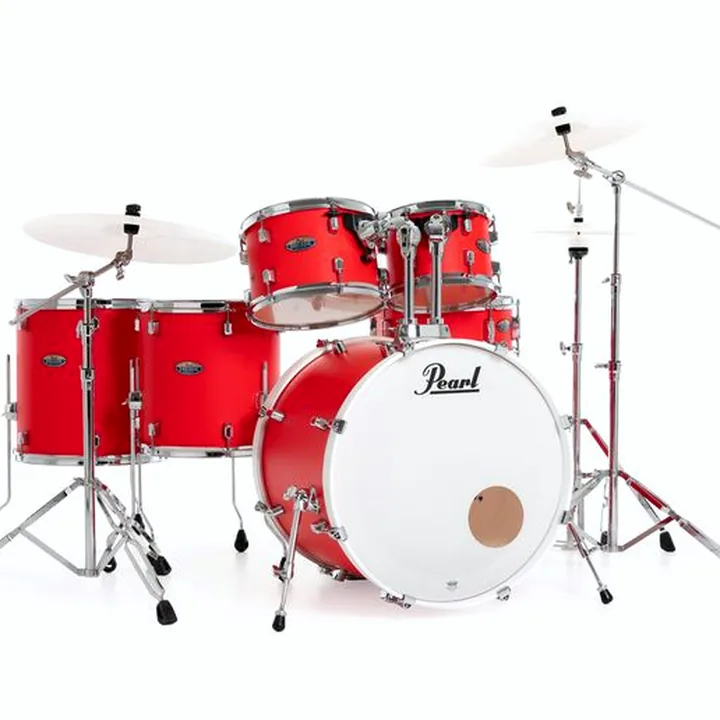Avis et Test : Batterie acoustique Pearl Decade Maple 6pc Racing Red