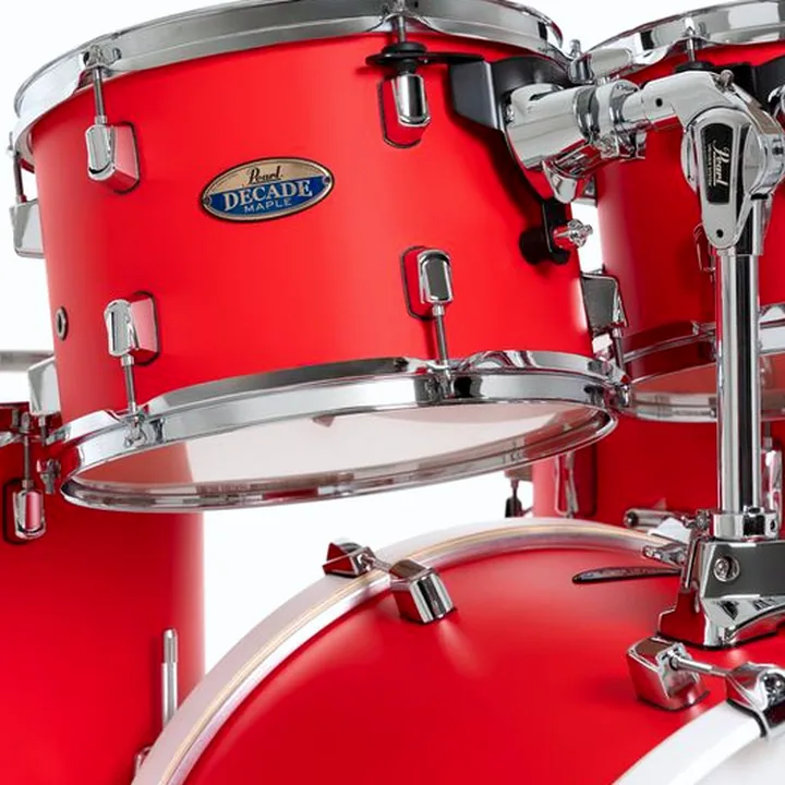 Avis et Test : Batterie acoustique Pearl Decade Maple 6pc Racing Red