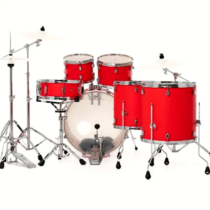 Avis et Test : Batterie acoustique Pearl Decade Maple 6pc Racing Red