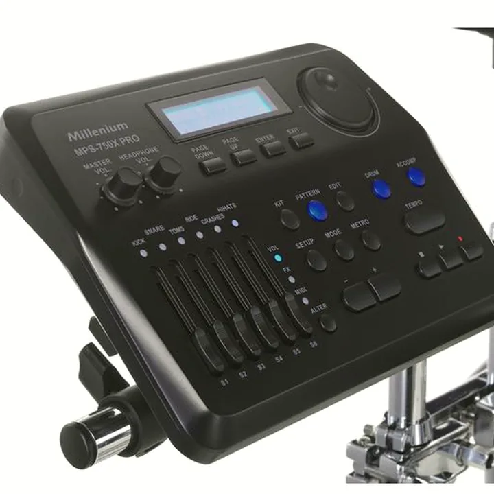 Avis et Test : Batterie électronique Millenium MPS-750X PRO E-Drum Mesh Set