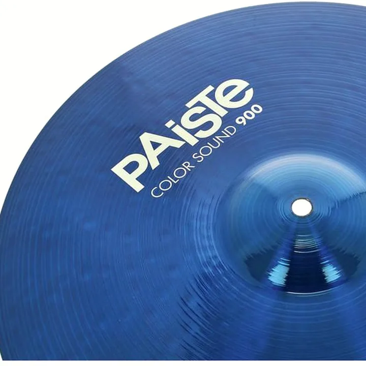 Avis et Test de la cymbale crash Paiste 17″ 900 Color Sound Crash Blue