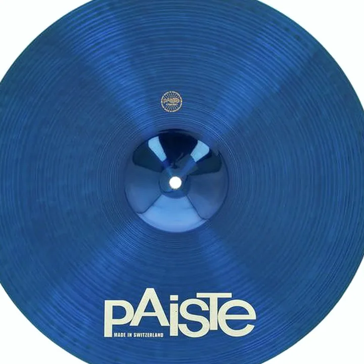Avis et Test de la cymbale crash Paiste 17″ 900 Color Sound Crash Blue