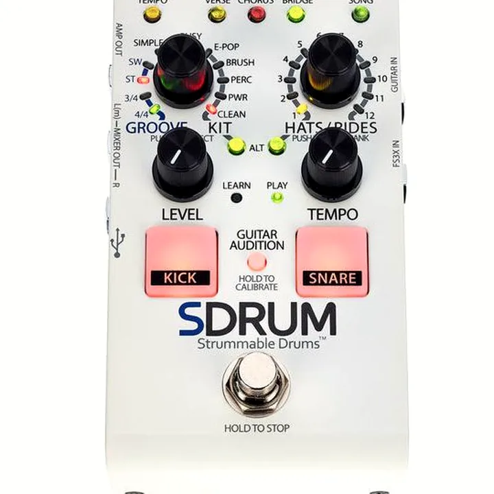 Avis et Test : Digitech SDRUM Strummable Drums