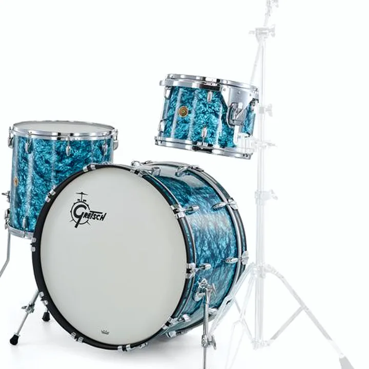 Avis et Test : Gretsch Drums US Custom 24 Turquoise Pearl