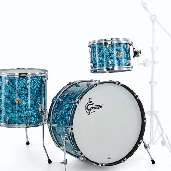 Avis et Test : Gretsch Drums US Custom 24 Turquoise Pearl