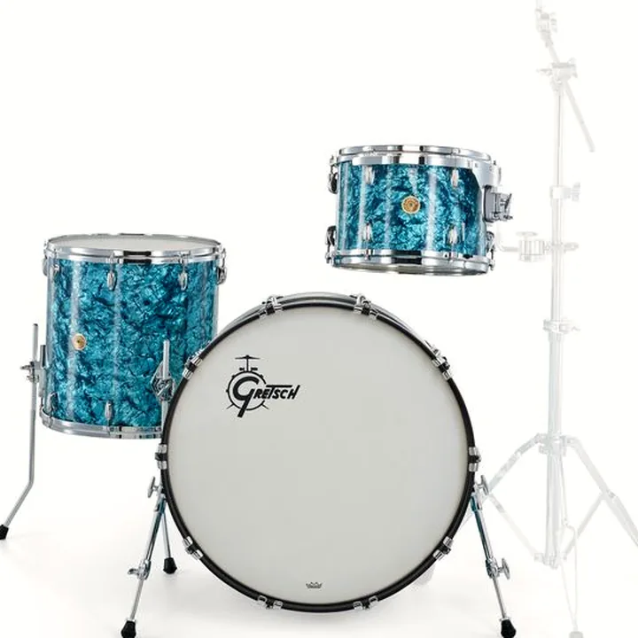 Avis et Test : Gretsch Drums US Custom 24 Turquoise Pearl