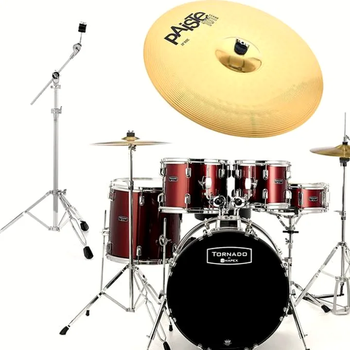 Avis & Test : Batterie acoustique Mapex Tornado Junior Bundle Red
