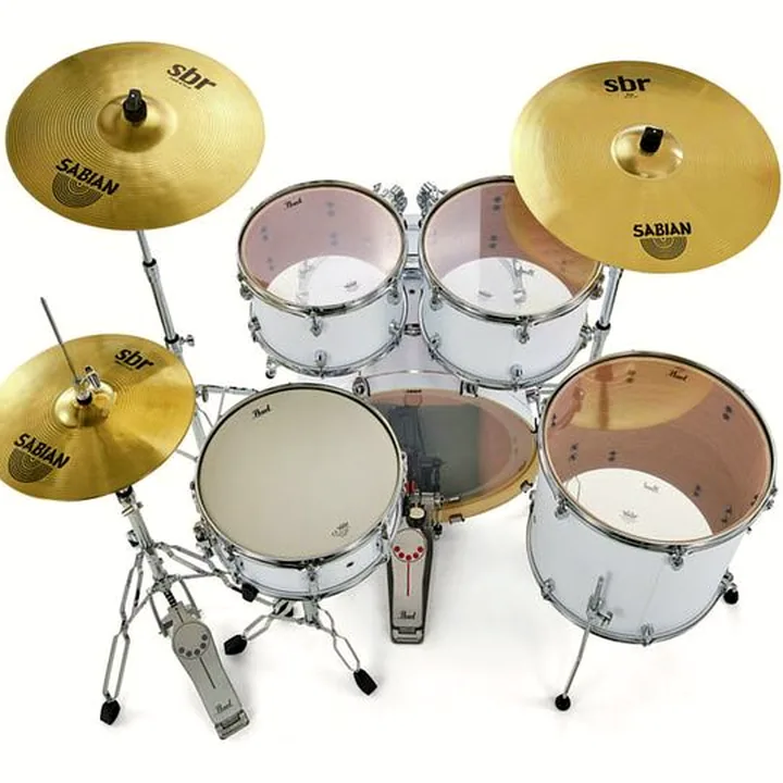 Avis & Test de la batterie acoustique Pearl EXX725SBR/C Export Matt White
