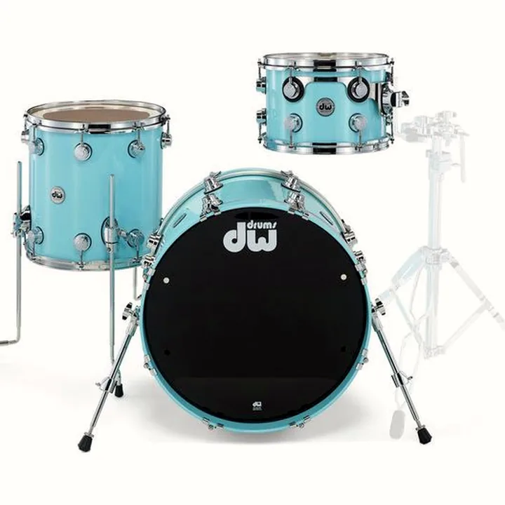 Avis & Test : DW Lacquer Custom Studio Egg Blue