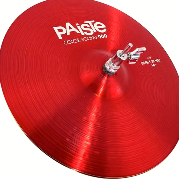 Avis & Test : Paiste 900 Color Rock Cymbal Set RED