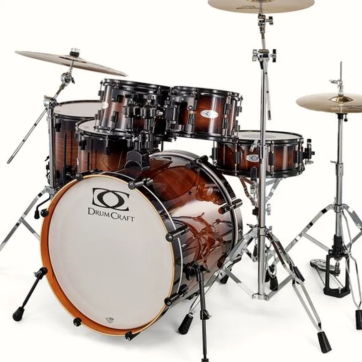 Batterie acoustique DrumCraft Series 4 2up 2down Bundle CMB Comparatif, Avis, Test