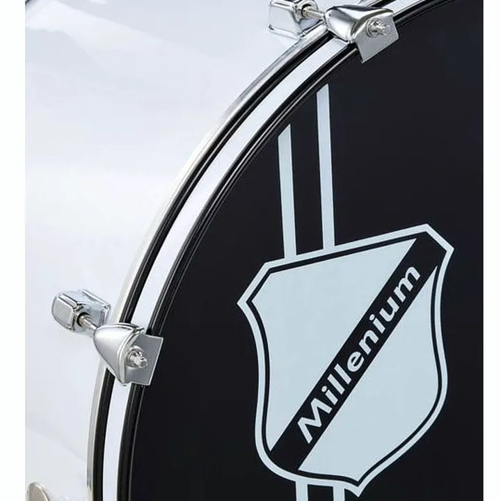 Batterie acoustique Millenium Focus 22″x16″ Bass Drum White : Test et Avis