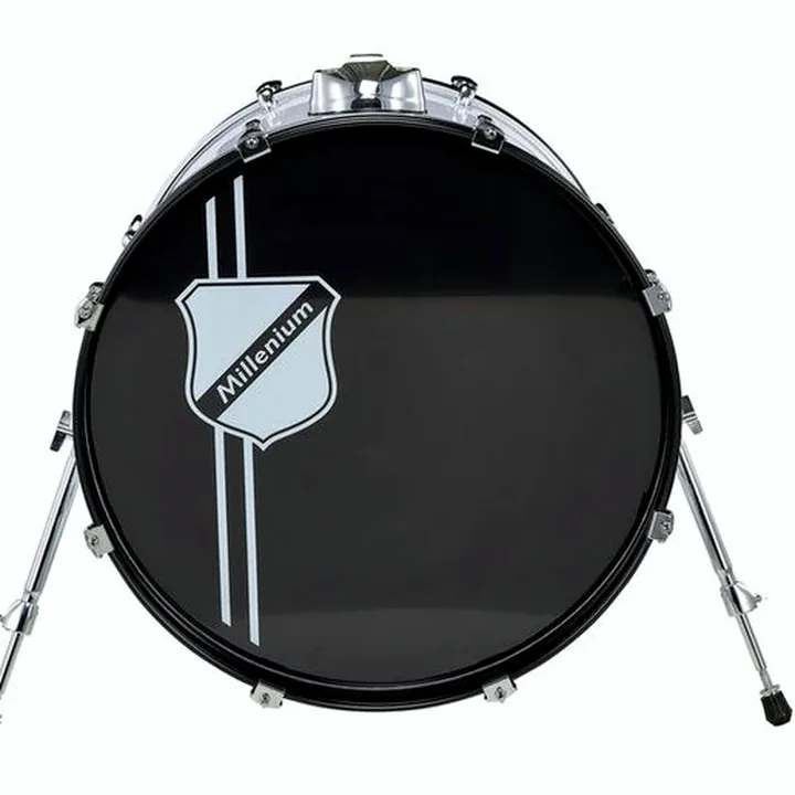 Batterie acoustique Millenium Focus 22″x16″ Bass Drum White : Test et Avis