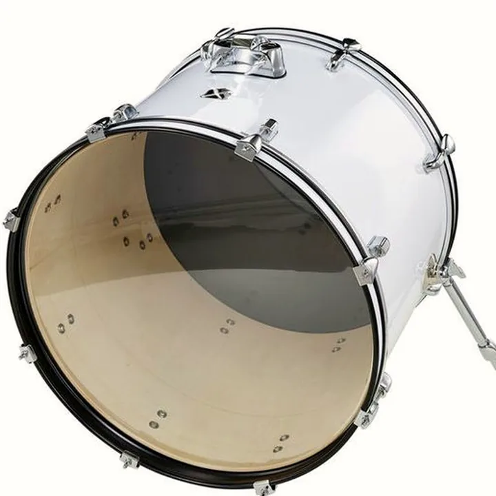 Batterie acoustique Millenium Focus 22″x16″ Bass Drum White : Test et Avis