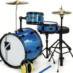 Test et Avis : Batterie acoustique Millenium Youngster Drum Set Bundle Blue
