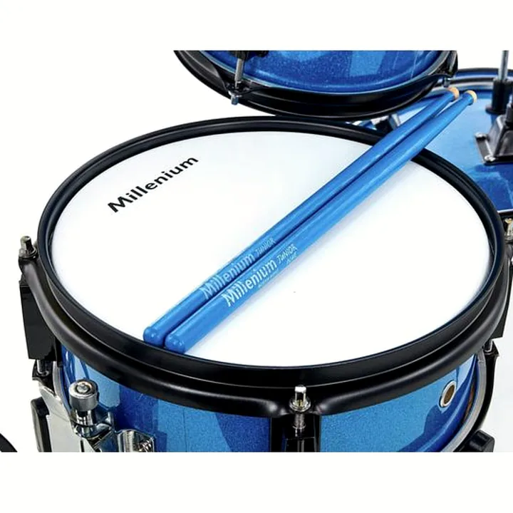 Batterie acoustique Millenium Youngster Drum Set Bundle Blue : Test et Avis