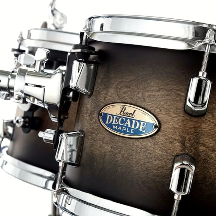 Batterie Acoustique Pearl Decade Maple Studio BK Burst Test, Avis et Comparatif
