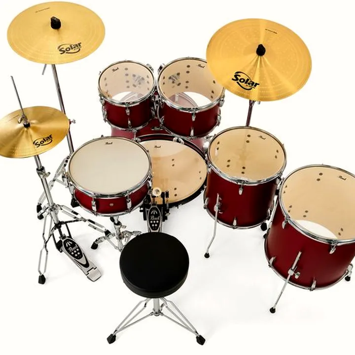 Batterie acoustique Pearl Roadshow 22″ Plus 6pcs Red / Avis, Test, Comparatif