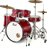 Batterie acoustique Pearl Roadshow 22″ Plus Matte Red Avis, Comparatif et Test