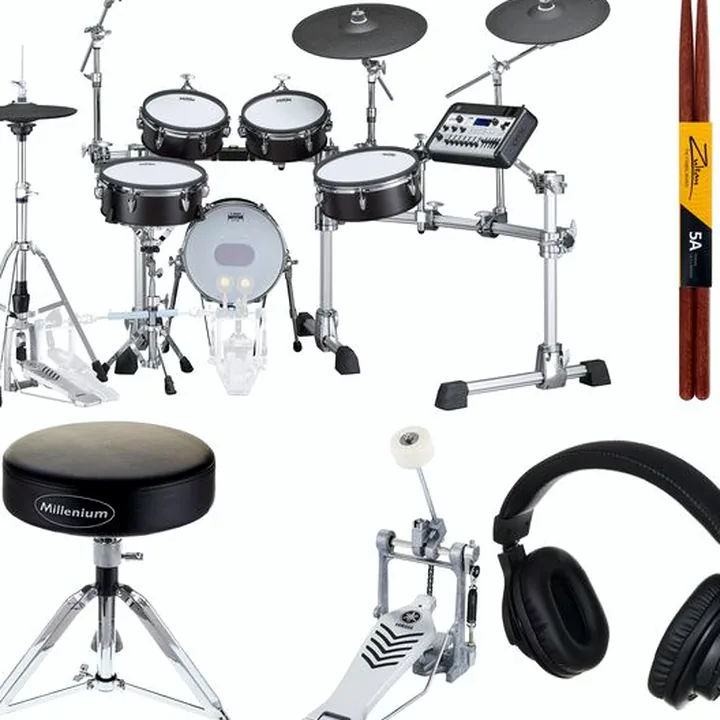 Batterie Électronique Yamaha DTX10K-M Black Forest Bundle Comparatif, Test, Avis