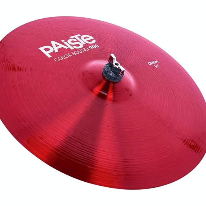 Cymbale crash Paiste 16″ 900 Color Sound Crash RED / Avis, Test & Comparatif