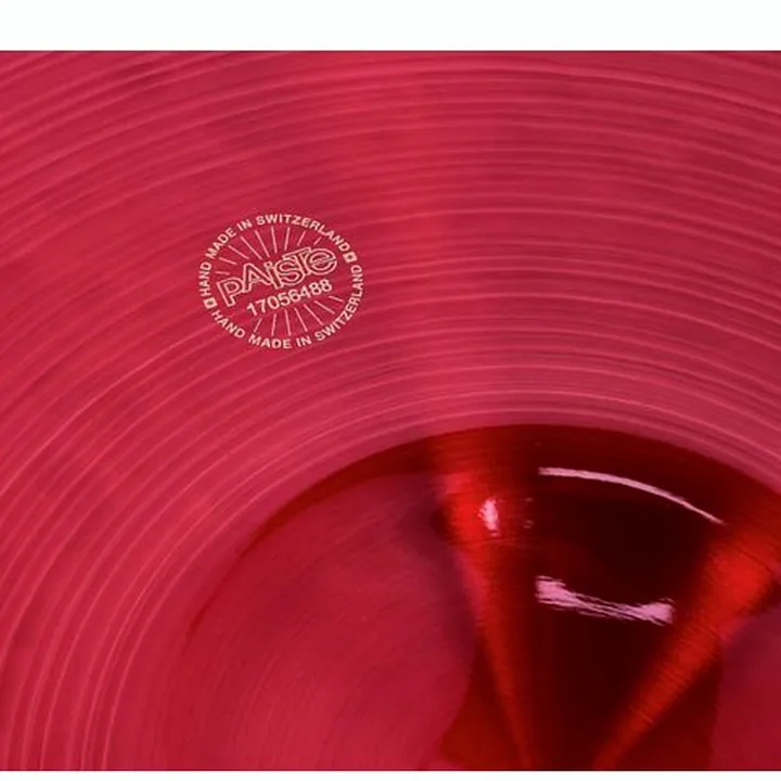 Cymbale crash Paiste 16″ 900 Color Sound Crash RED / Avis, Test & Comparatif