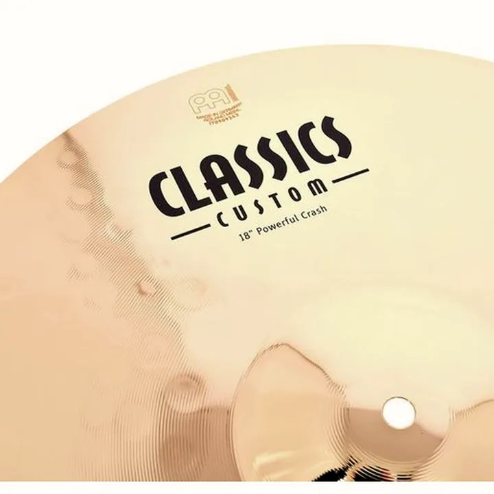Cymbale Meinl 18″ Classics Custom Pow. Crash / Avis et Test