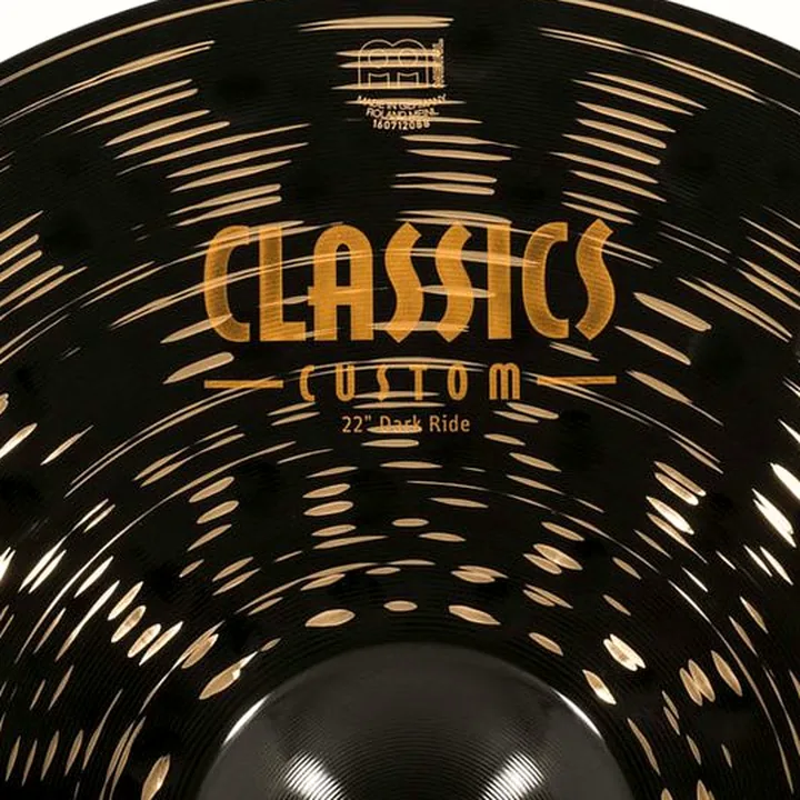 Cymbale ride Meinl 22″ Classics Cus. Dark Ride Avis & Test