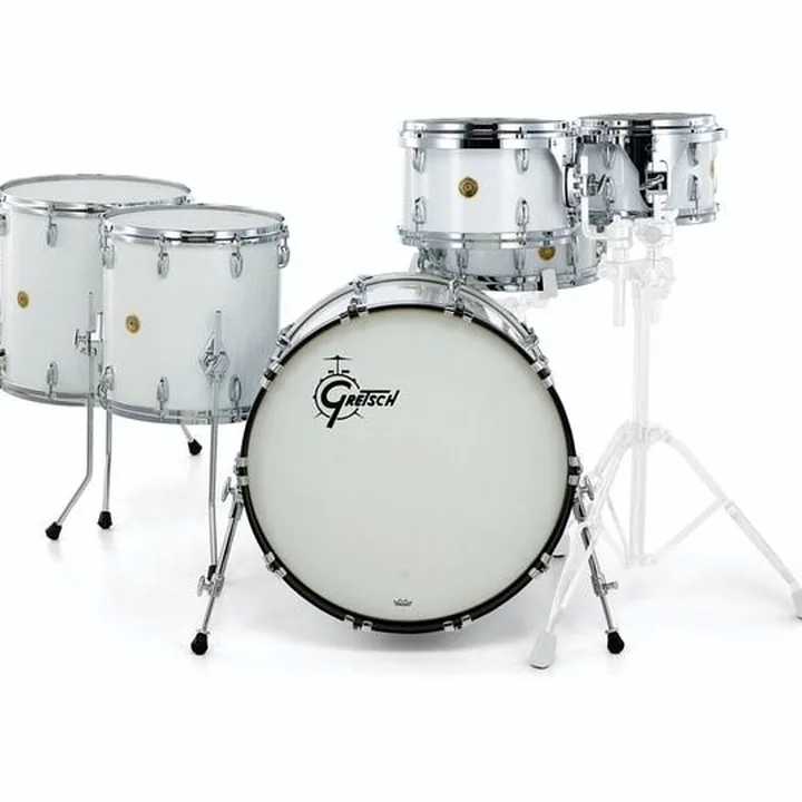 Gretsch Drums US Custom Rock Set White Glass : Avis, Comparatif et Test