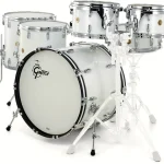 Gretsch Drums US Custom Rock Set White Glass : Avis, Comparatif et Test