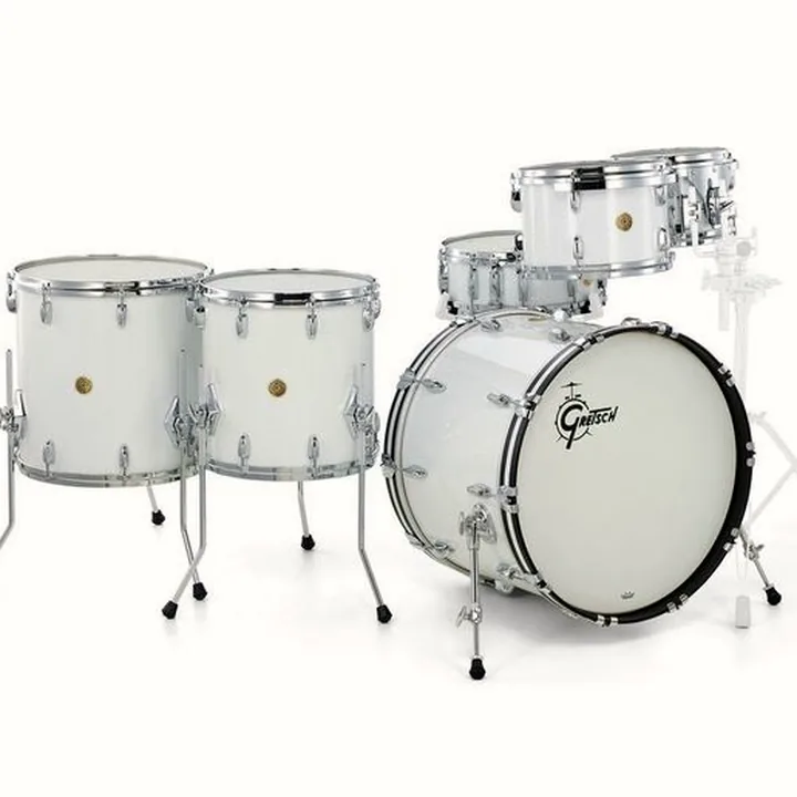 Gretsch Drums US Custom Rock Set White Glass : Comparatif, Avis, Test