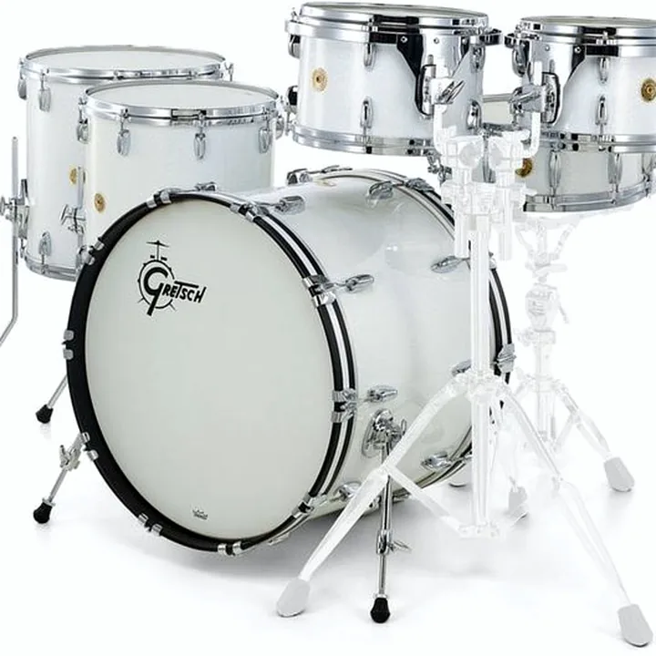 Gretsch Drums US Custom Rock Set White Glass : Comparatif, Avis, Test