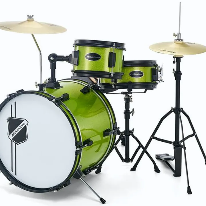 La batterie acoustique Millenium Youngster Drum Set Green / Comparatif, Avis, Test