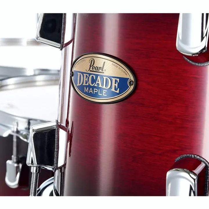 La batterie Acoustique Pearl Decade Maple 6pc Red Burst : Comparatif, Avis et Test