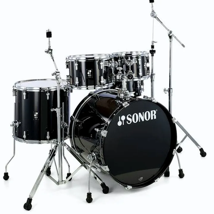 La batterie Acoustique Sonor AQ1 Stage Set Piano Black – Avis, Test