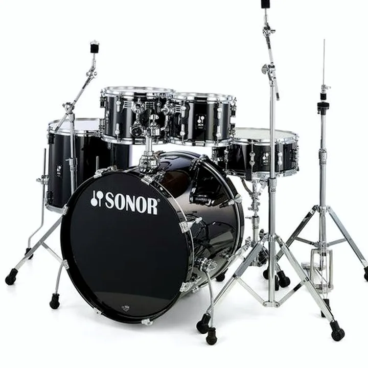 La batterie Acoustique Sonor AQ1 Stage Set Piano Black – Avis, Test