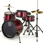 Test et Avis : Batterie acoustique Ludwig Pocket Kit – Red Sparkle