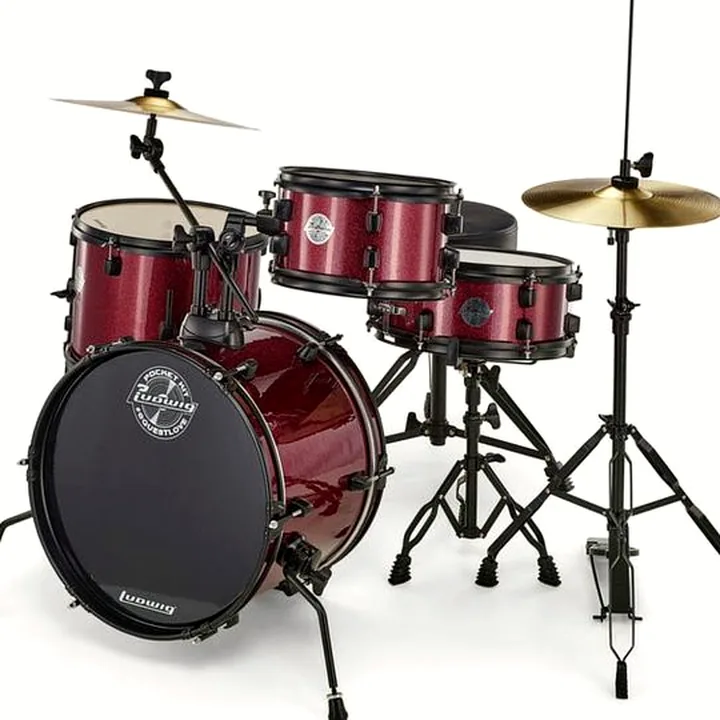La batterie Ludwig Pocket Kit – Red Sparkle : Comparatif, Avis, Test