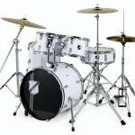 La batterie Millenium Focus 18 Drum Bundle White / Avis, Test & Comparatif