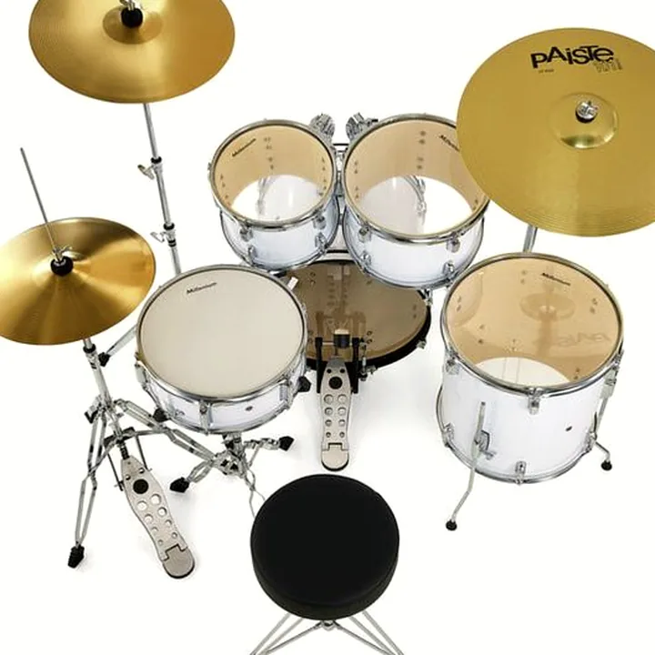 La batterie Millenium Focus 18 Drum Bundle White / Avis, Test & Comparatif