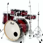 Test & Avis : Batterie acoustique Pearl Decade Maple Studio Red Burst