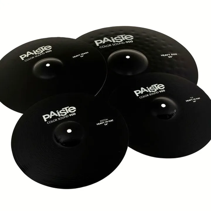 Paiste 900 Color Rock Cymbal Set BK Comparatif, Test, Avis