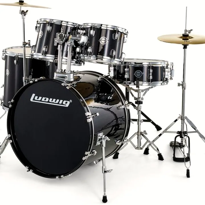 Test & Avis : Batterie acoustique Ludwig Accent Drive 5pc Black