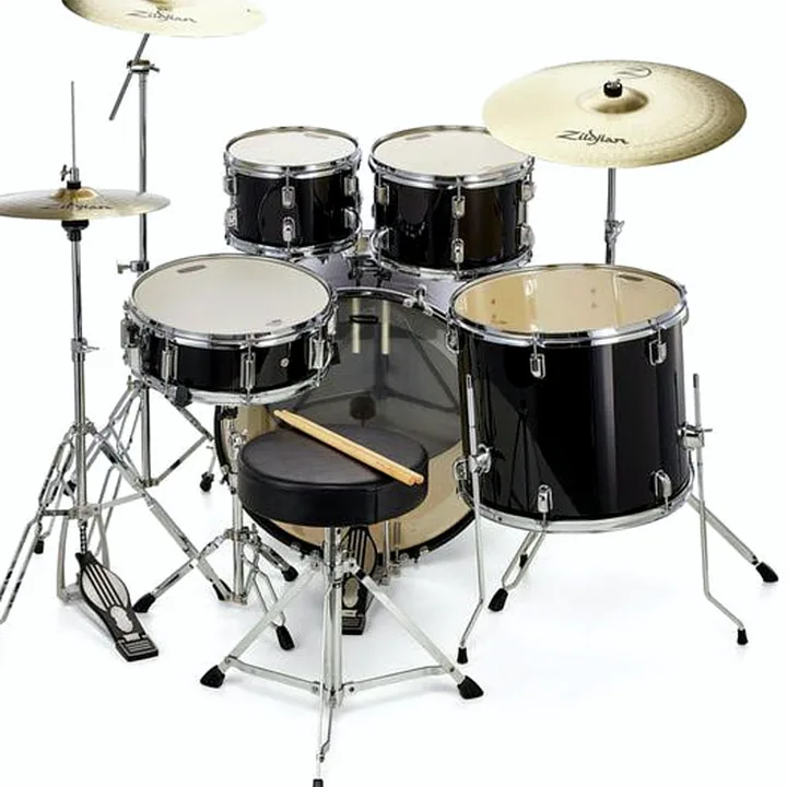 Test & Avis Batterie Acoustique Mapex Tornado Stand. Zildjian Set BK