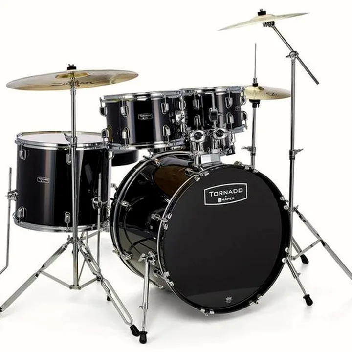 Test & Avis Batterie Acoustique Mapex Tornado Stand. Zildjian Set BK