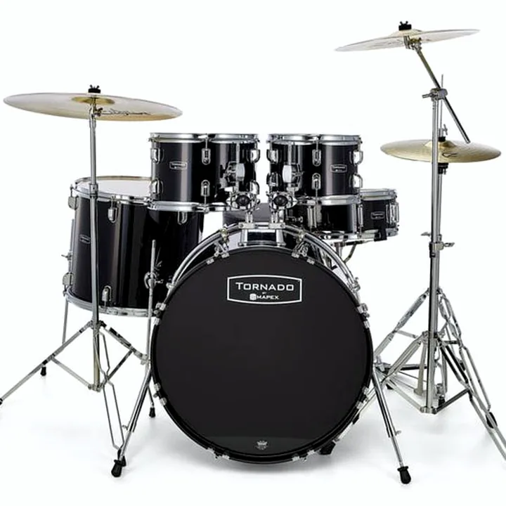 Test & Avis Batterie Acoustique Mapex Tornado Stand. Zildjian Set BK