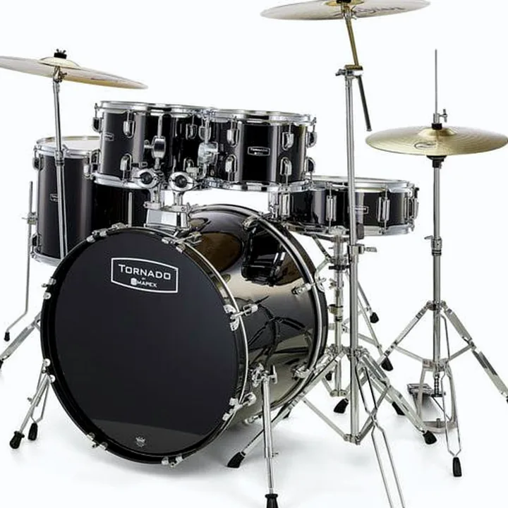 Test & Avis Batterie Acoustique Mapex Tornado Stand. Zildjian Set BK