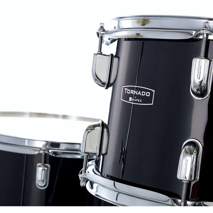 Test & Avis Batterie Acoustique Mapex Tornado Stand. Zildjian Set BK