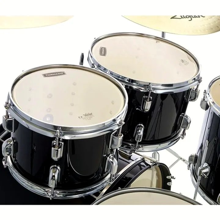 Test & Avis Batterie Acoustique Mapex Tornado Stand. Zildjian Set BK