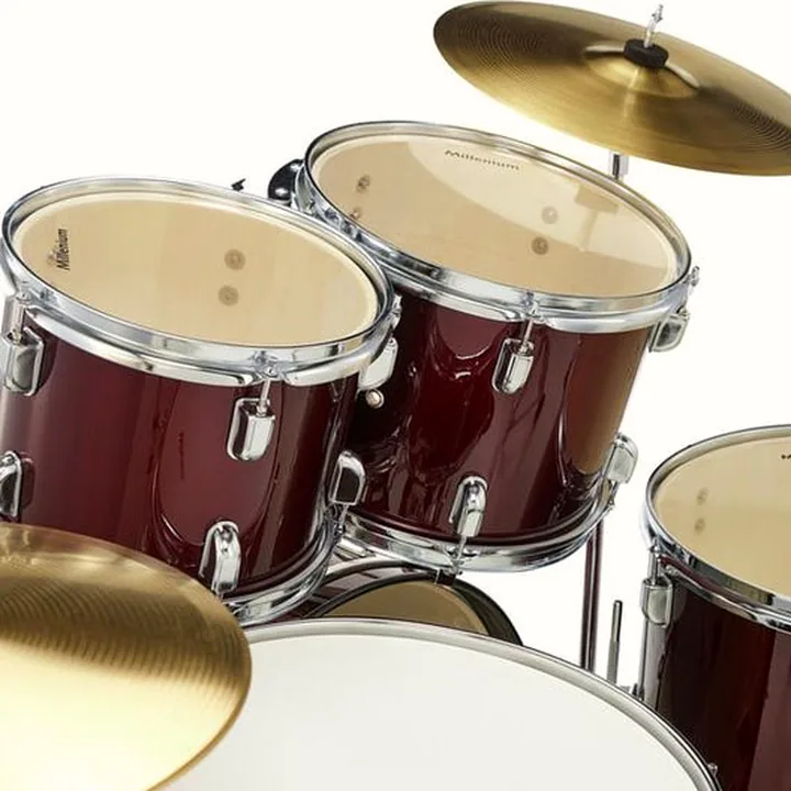 Test & Avis Batterie acoustique Millenium Focus 20 Drum Bundle Red